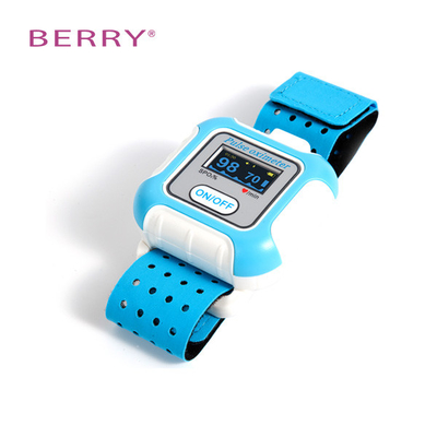 Apnea And Hypopnea Wrist Pulse Oximeter Monitoring OLED Screen