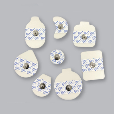Nonwoven Adhesive Disposable ECG Monitoring Electrode For Adult Children